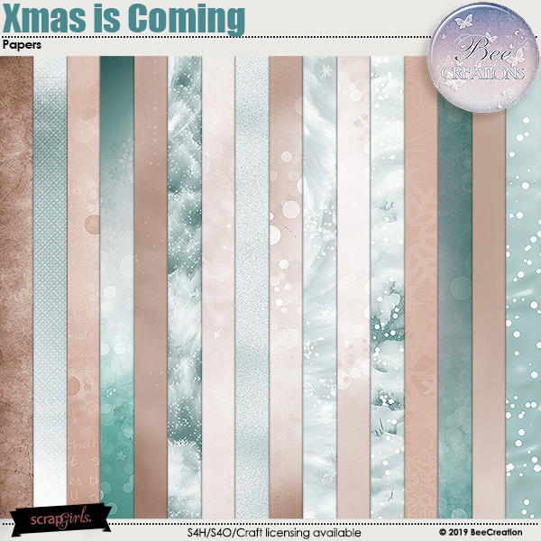 Xmas is Coming Papers by BeeCreation
