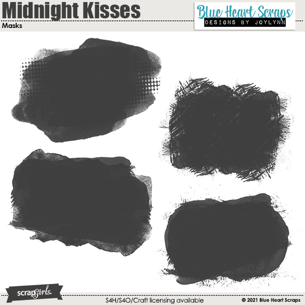 Midnight Kisses Masks