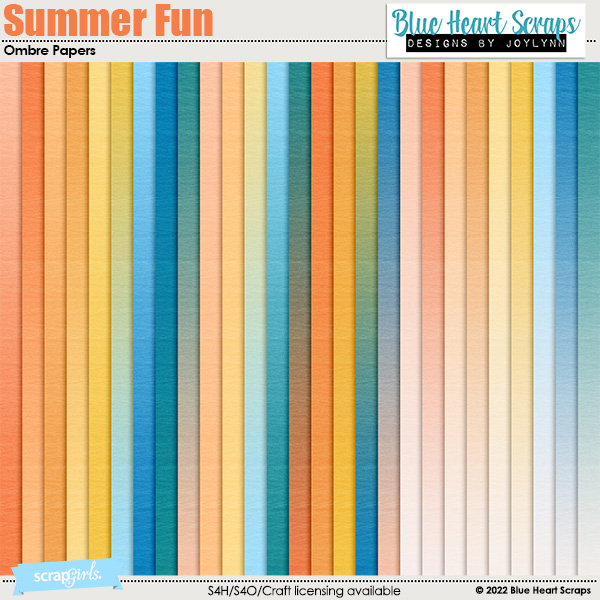 Summer Fun Ombre Papers