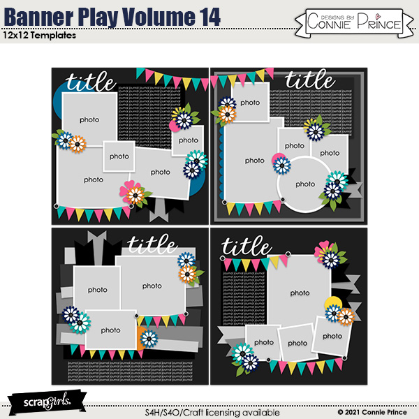 Banner Play Volume 14 - 12x12 Temps  by Connie Prince