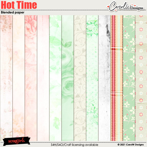 ScrapSimple Digital Layout Collection:blended paper