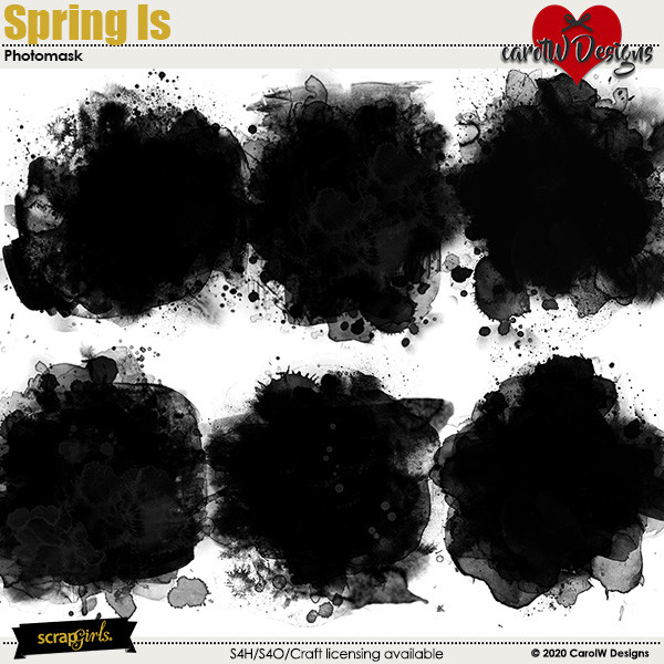 ScrapSimple Digital Layout Collection:Spring Is
