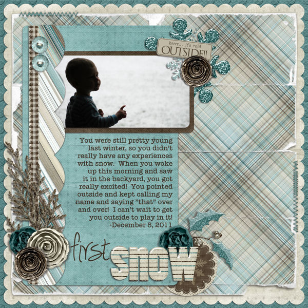 Frosted Windowpanes Layout by Stacey