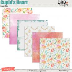 Cupid's Heart Paper Mini by DRB Designs | Scrapgirls.com
