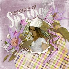 Essence Of Spring #digiscrap layout by Amanda Fraijo-Tobin - AFT Designs using Faded #spring mini kit @Oscraps.com