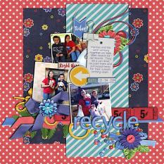 Layout by Joanna using Project Keepsake: March - Collection Biggie