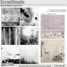 ScrapSimple Paper Template: Texture 101-4