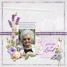 "You are so Loved" digital scrapbook layout by Amy Flanagan