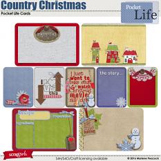 Country Christmas Pocket Life Cards