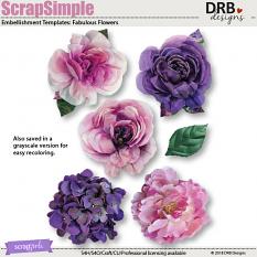 ScrapSimple Embellishment Templates: Fabulous Flowers | ScrapGirls.com