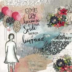 Scrapbook layout created with Wordsmith Digital Kit
