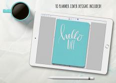 Color Your World Digital Planner covers