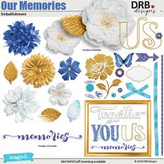 Our Memories Embellishment by DRB Designs | ScrapGirls.com