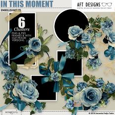 In This Moment Embellishment Clusters by AFT Designs - Amanda Fraijo-Tobin @ScrapGirls.com