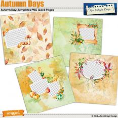 Autumn Days Templates Quick Pages by Aftermidnight Design