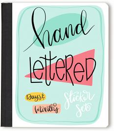 Hand-Lettered Days and Months Digital Stickers for GoodNotes