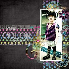 Digital scrapbooking layout by Armi Custodio (See supply list with links below)