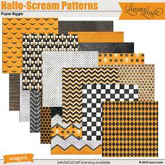 Hallo-Scream Patterns Paper Biggie