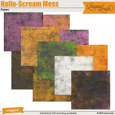 Hallo-Scream Mess Papers