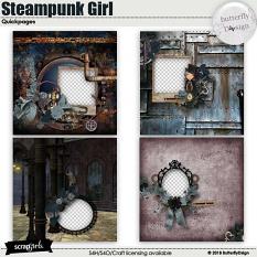 Steampunk Girl Quickpages 