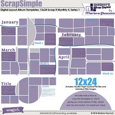 SSDLAT Scrap It Monthly 4, Series 1
