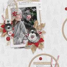 Claus & Co. Christmas digital scrapbooking layout by Brandy Murry