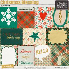 Christmas Blessing Journal Cards