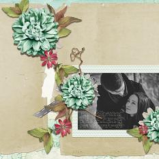 Couple layout using Love Notes CollectionBiggie