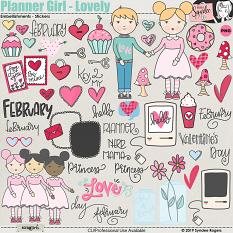 Planner Girl - Lovely Embellishments Illustrations