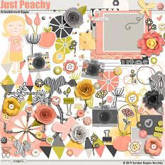Embellishments included in Just Peachy digital kit