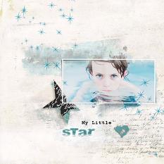 Layout by Geraldine Touitou using Twinkle Stars scatter brushes