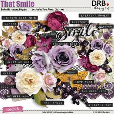 That Smile Embellishment Biggie by DRB Designs | ScrapGirls.com