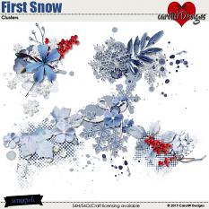 ScrapSimple Digital Layout Collection:First Snow