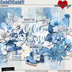 ScrapSimple Digital Layout Collection:Cold!!Cold!!