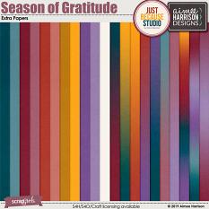 Season of Gratitude Extra Papers