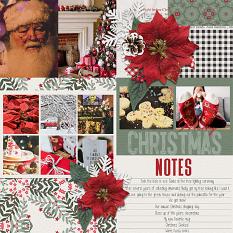 Christmas layout using Value Pack: Build Your Own Layout