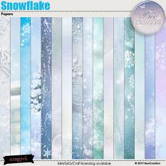 Snowflake Papers by BeeCreation