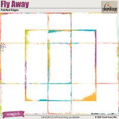 Fly Away Painted Edgers by Chere Kaye Designs