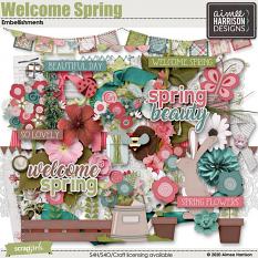 Welcome Spring Embellishments