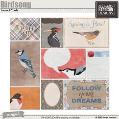 Birdsong Journal Cards