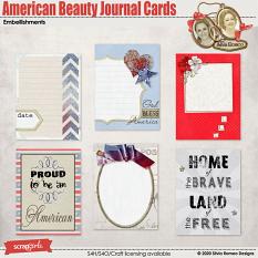 American Beauty Journal Cards by Silvia Romeo