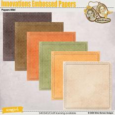 Innovations Embossed Papers by Silvia Romeo
