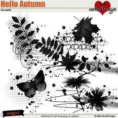 ScrapSimple Digital Layout Collection:hello autumn