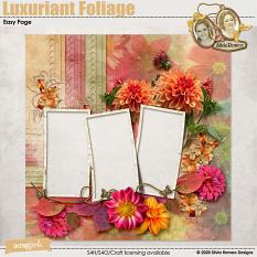 Luxuriant Foliage Easy Page by Silvia Romeo