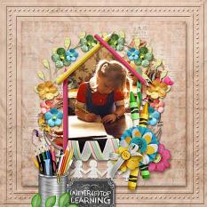 Back to School Layout by Kabra