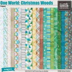 Christmas Woods Papers