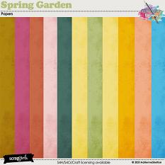 Spring Garden Solid Papers