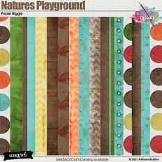 Natures Playground paper pack patterned