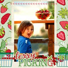 Berry Picking layout by Shalae Tippetts