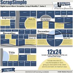 SSDLAT: Scrap It Monthly 7, series 3